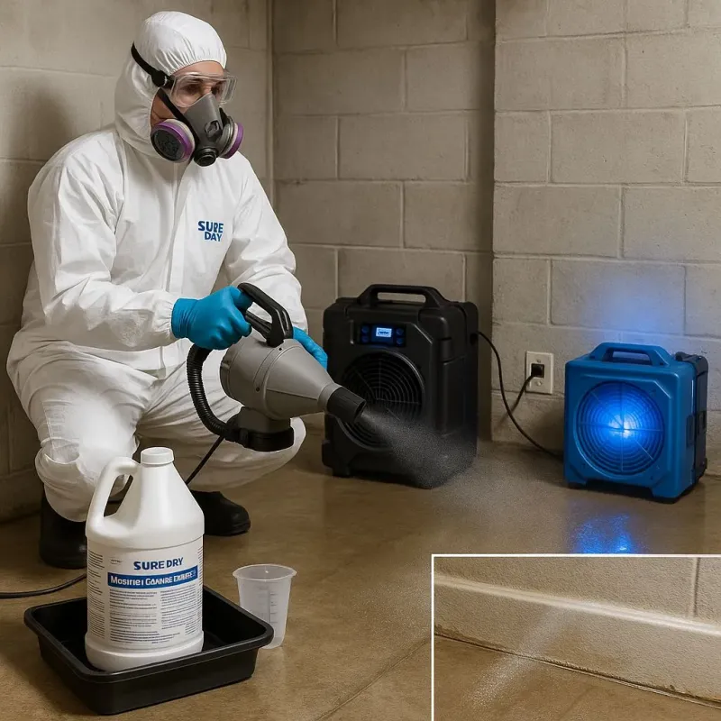 Sanitization and Odor Removal process in Murillo Colonia, TX