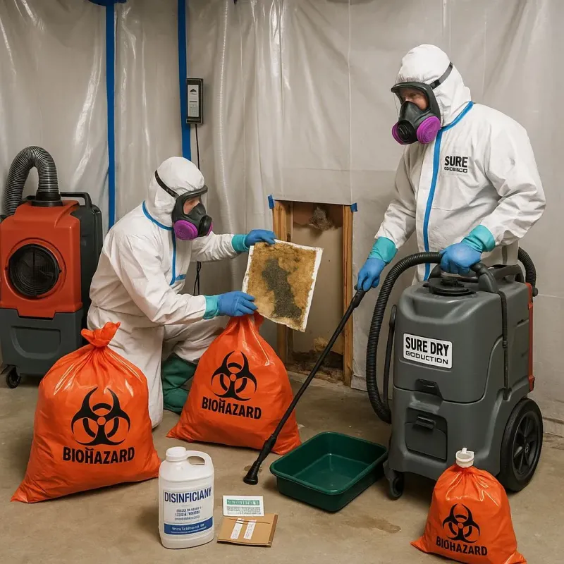 Contaminated Water Handling Protocols process in Murillo Colonia, TX