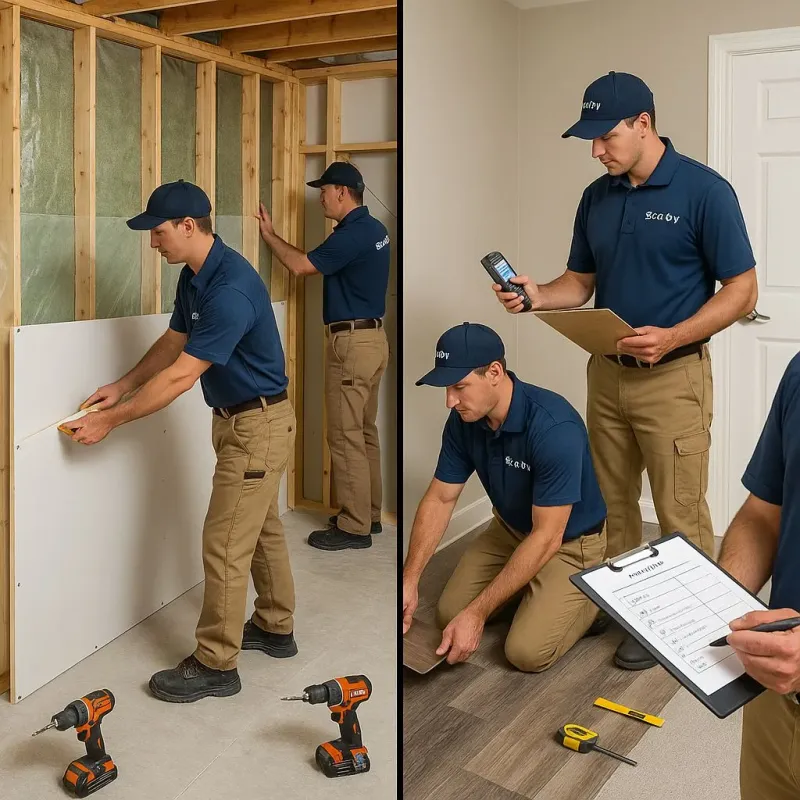Repairs and Reconstruction process in Murillo Colonia, TX