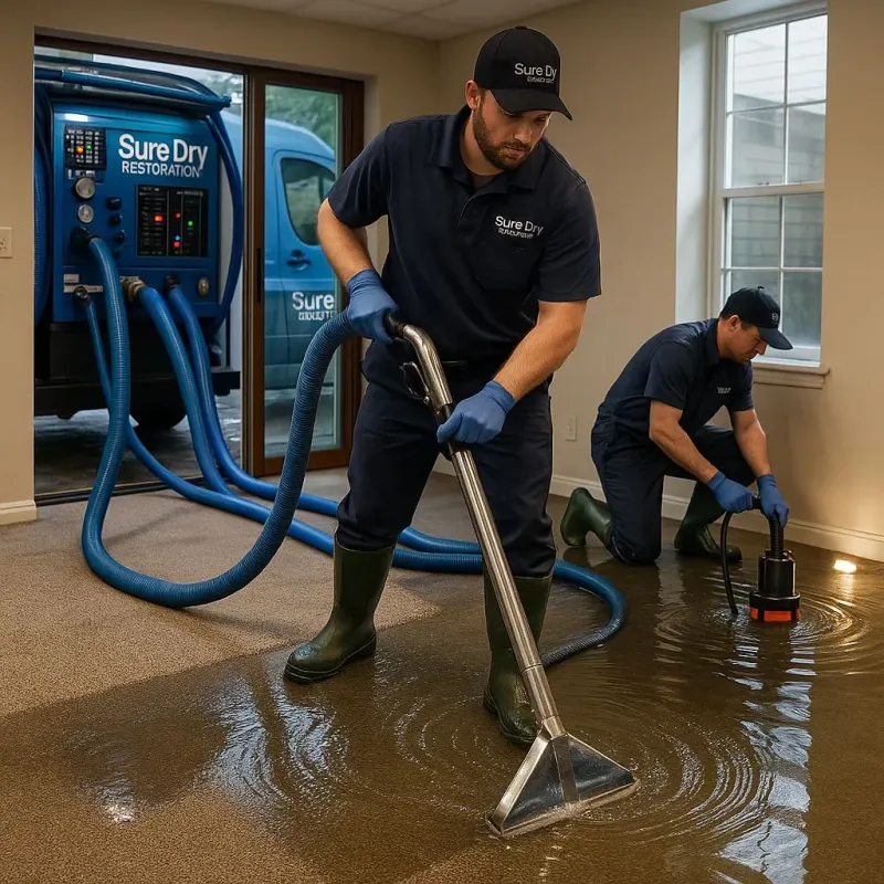 Water Extraction and Removal process in Murillo Colonia, TX